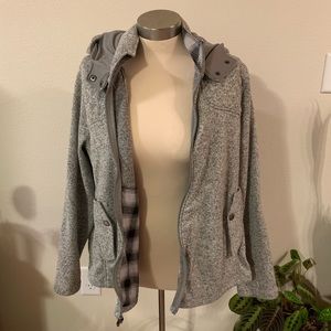 Eddie Bauer Jackets & Coats - Gray Eddie Bauer hooded sweater Eddie Bauer Jackets & Coats - Gray Eddie Bauer hooded sweater